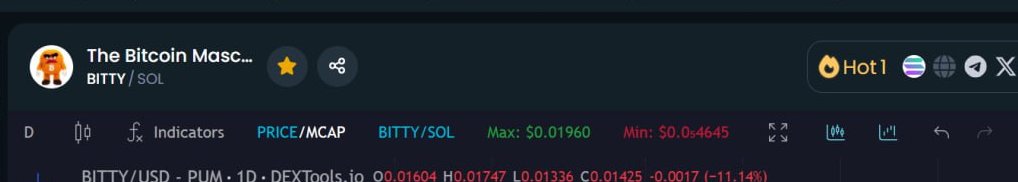 0xKaroshi's tweet image. $BITTY is trending #1 on @DEXToolsApp 

And that too, completely organic. 

While others try to force a new narrative, there is one leader that has maintained its position at the top. 

Few understand, whats coming next. 

dTzEP9JU2NRDPuWtM32gaVKip2fTHBqjheU1APBpump

@BittyOG