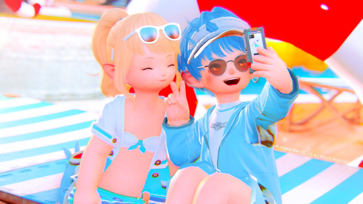 ⛱️☀️🍉🎆🛟
#FFXIV #FF14 #ララフェル
