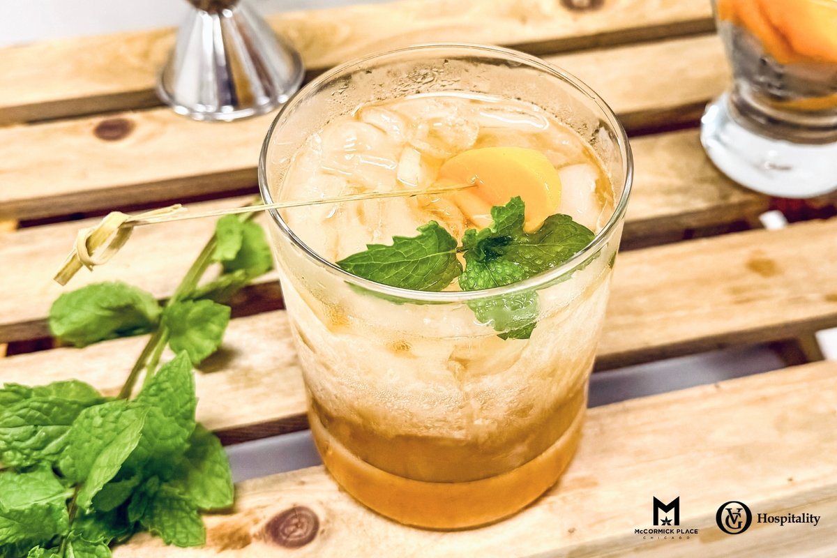 McCormick Place (@mccormick_place) on Twitter photo Happy #NationalPeachDay!
We're celebrating peaches with a Bourbon Peach Smash recipe from Beverage Director Donna Mackey:
π³π Peaches 
π₯ Bourbon
πΏ Mint 
A perfect drink for your catered <a href="/McCormick_Place/">McCormick Place</a> event - cheers! πΉ
#ConventionCenter #OVGHospitality #McCormickPlace Happy #NationalPeachDay!
We're celebrating peaches with a Bourbon Peach Smash recipe from Beverage Director Donna Mackey:
π³π Peaches 
π₯ Bourbon
πΏ Mint 
A perfect drink for your catered <a href="/McCormick_Place/">McCormick Place</a> event - cheers! πΉ
#ConventionCenter #OVGHospitality #McCormickPlace