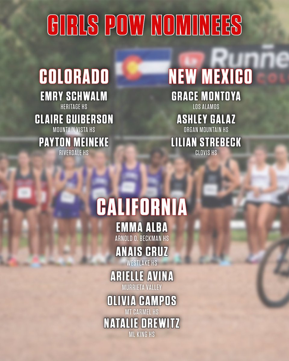 Week 1 of Cross Country is in the books ✅
Vote now for your MileSplit Performer of the Week in CA, CO, and NM ⬇️

🔗: linktr.ee/milesplitwest?…