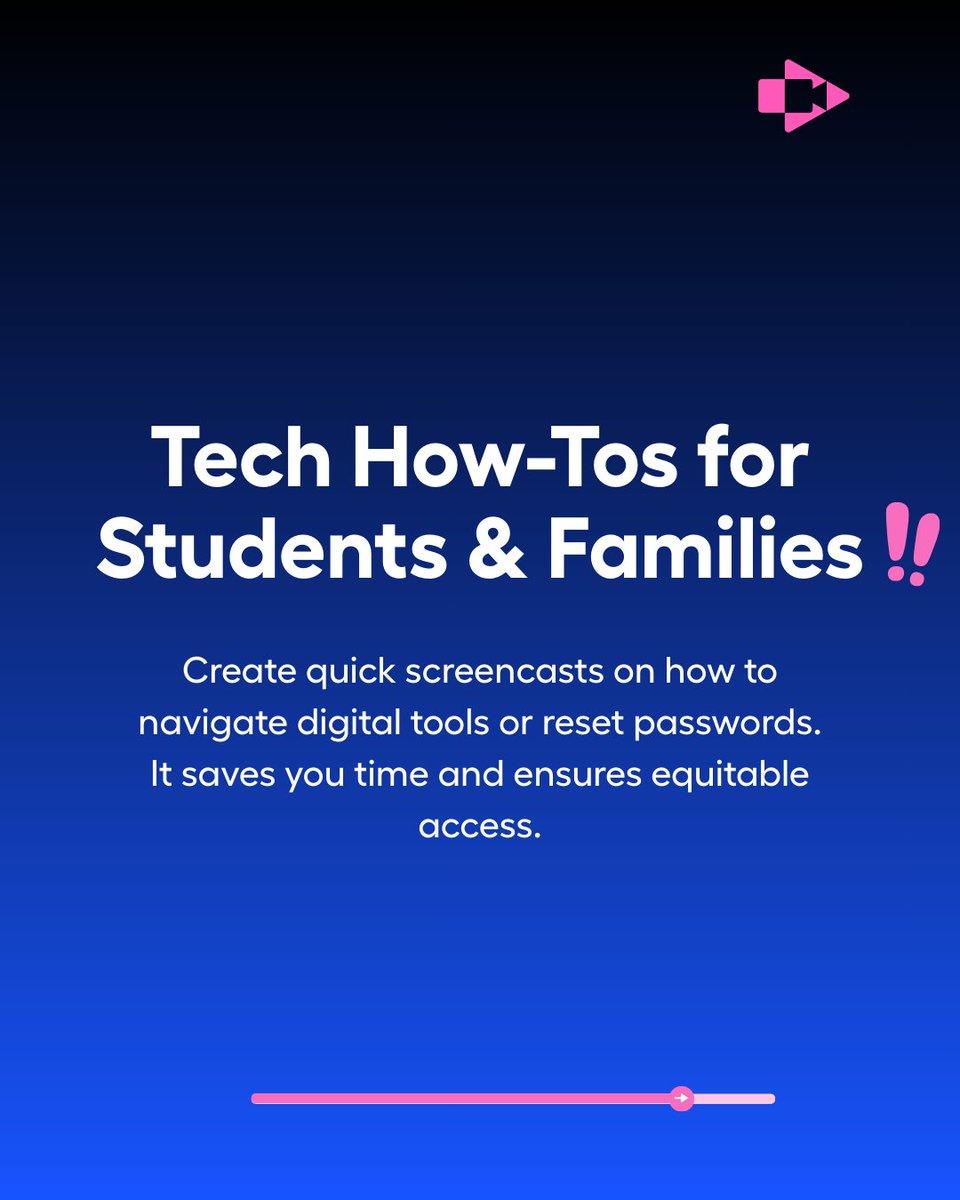 Screencastify's tweet image. Save your voice. Save your time. 🎤

With Record, create once &amp;amp; reuse forever—welcome msgs, walkthroughs, tutorials &amp;amp; more. Students get clarity, you get time back.

#Screencastify #edtech #backtoschool #savetime