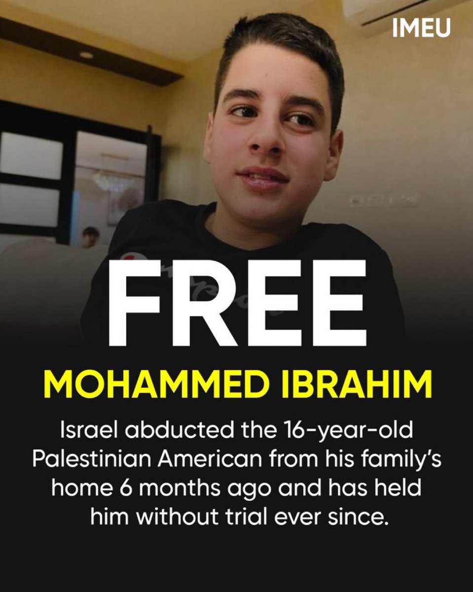 US CITIZEN Mohammed Ibrahim has been detained for 192 days by ISRAEL
