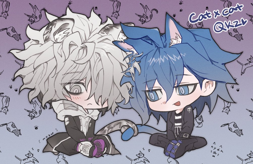 Qカズ 큐카즈🐈‍⬛🐈‍⬛💜💙