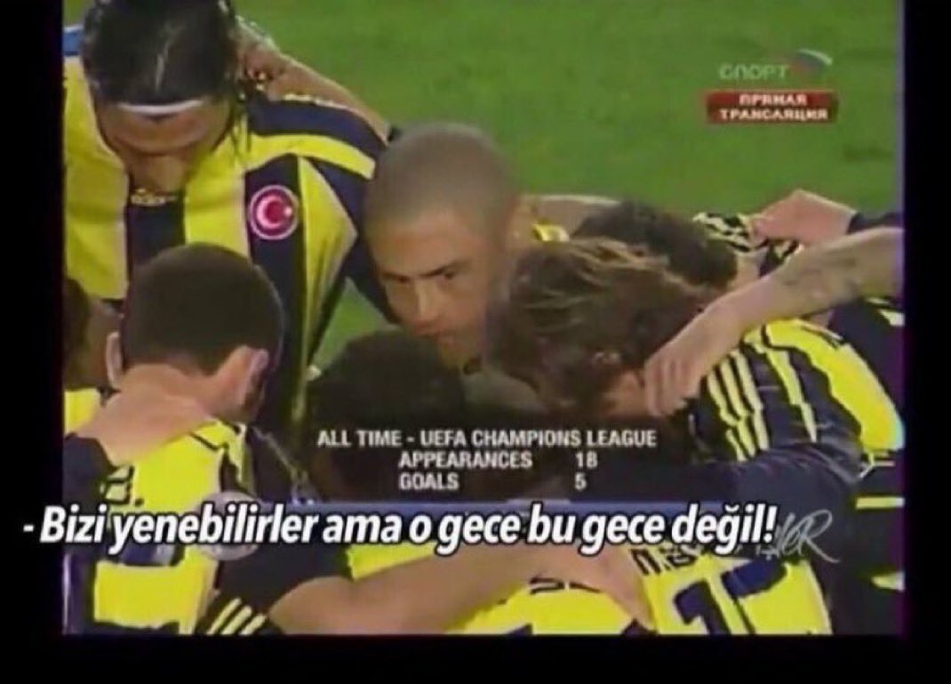 Aynı ruhla sahaya karakter koyan bir takım görmek istiyoruz. O gece bu gece değil beyler <a href="/Fenerbahce/">Fenerbahçe SK</a>