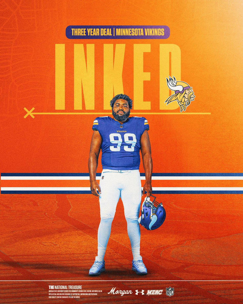 Morgan State Bears (@morganstbears) on Twitter photo 🐻🏈➡️🟣Former Morgan State Standout Elijah Williams Makes <a href="/Vikings/">Minnesota Vikings</a> 53-Man Roster
▶︎ shorturl.at/pYJ48
<a href="/MEACSports/">Mid-Eastern Athletic Conference</a> | <a href="/UnderArmour/">Under Armour</a>
#GoBears🔷🔶 🐻🏈➡️🟣Former Morgan State Standout Elijah Williams Makes <a href="/Vikings/">Minnesota Vikings</a> 53-Man Roster
▶︎ shorturl.at/pYJ48
<a href="/MEACSports/">Mid-Eastern Athletic Conference</a> | <a href="/UnderArmour/">Under Armour</a>
#GoBears🔷🔶