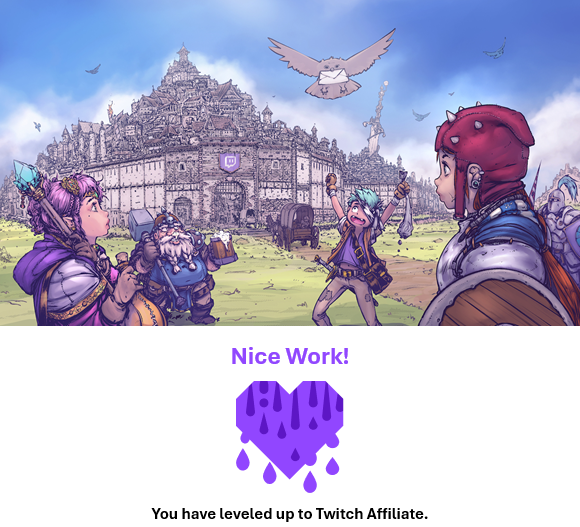 kickingoutat2pc's tweet image. 🚨WE DID IT🚨
Kicking Out At 2 is officially a TWITCH AFFILIATE!!! 🎉🎮💥

This wouldn’t have been possible without our amazing community — y’all are the real champs 🙌💯

The grind continues, but tonight we celebrate 🥳🍾

#Sportcoin #KickingOutAt2 #TwitchAffiliate