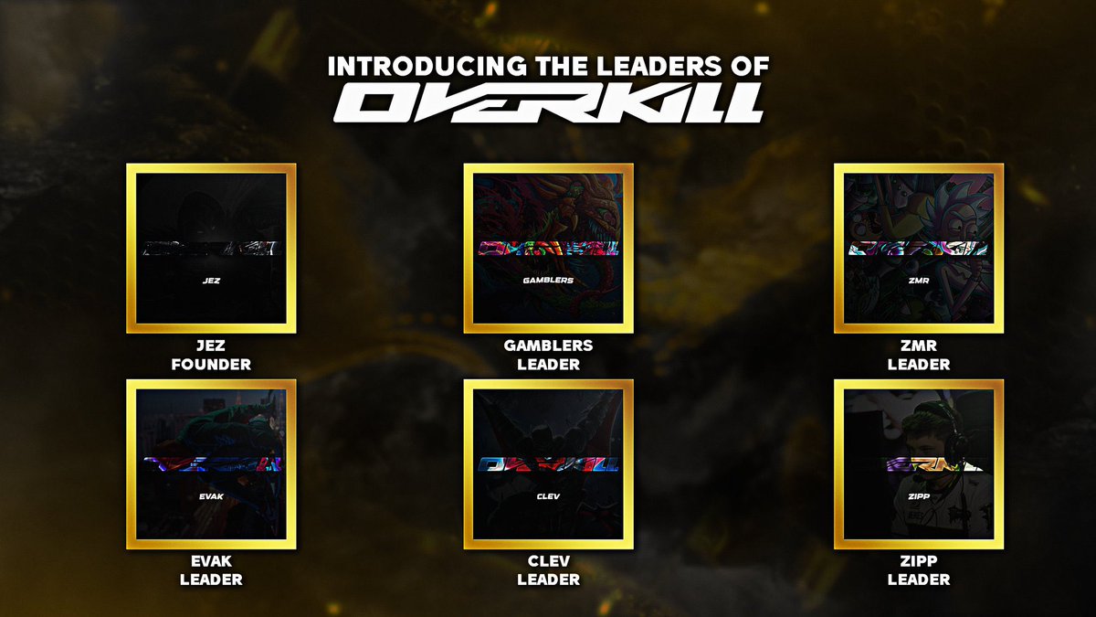 LEADERS OF OVERKILL 🖤💛