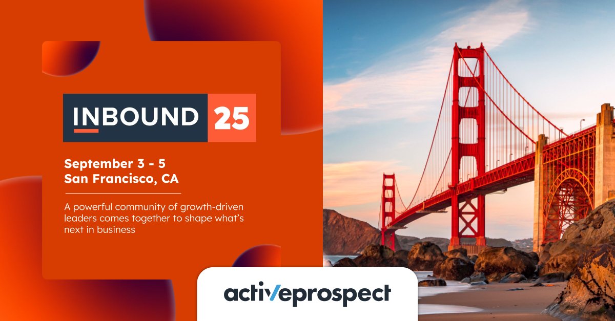 The ActiveProspect team is counting down the days to join the action at INBOUND 2025. Whether you’ll be there in person or tuning into the Spotlight livestream, let’s connect on how to turn compliant lead acquisition into real growth. 🚀

Learn more: bit.ly/3UMTyyo