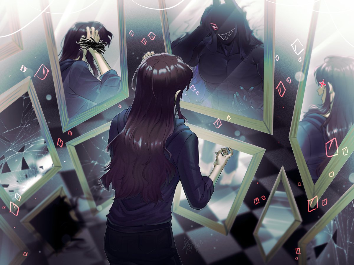 The Other Side ///I started drawing this at the beginning of the month and I just finished it today.😂#VGenChallenge #vgenartist