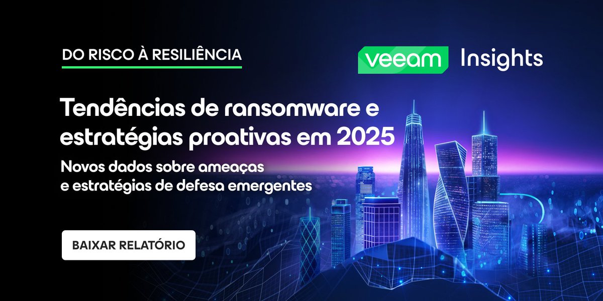 Este Relatório sobre Tendências de Ransomware em 2025 mostra como as ameaças evoluem, aponta formas de reduzir riscos e impactos, e revela o que define uma resiliência eficaz contra ataques.
 stwb.co/eezhepr