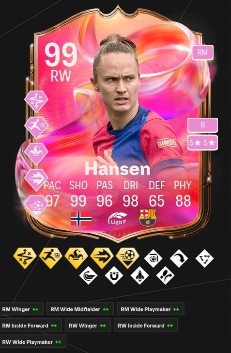 هانسن متوفرة بالتحديات الان وتطلب ⬇️ 

- تشكيلة 91
- تشكيلة 90
- تشكيلة 89