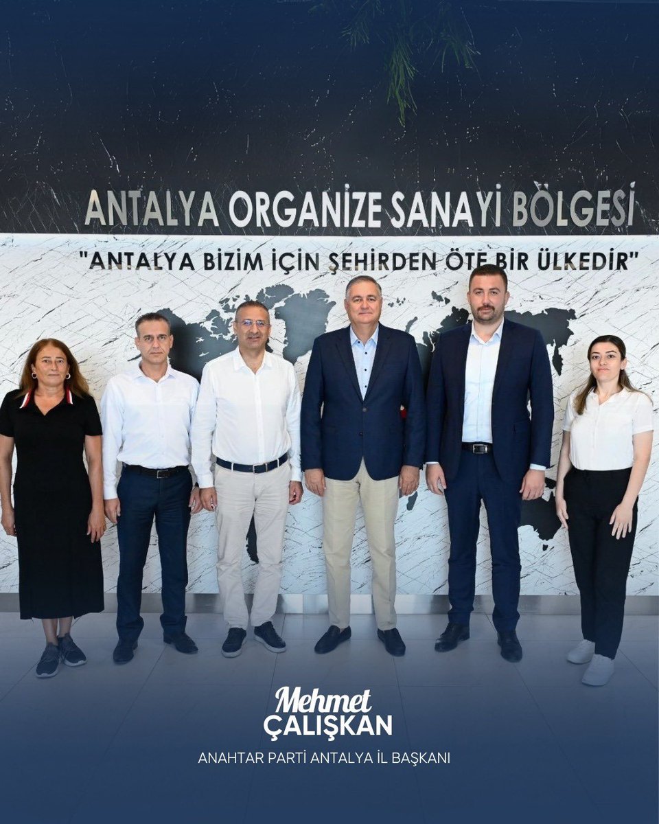 MhmtCaliskan07's tweet image. Anahtar Parti Antalya İl Başkanlığı olarak, Antalya Organize Sanayi Bölgesi Yönetim Kurulu Başkanı Sayın Hasanali Gönen’i makamında ziyaret ettik.

Nazik misafirperverliklerinden dolayı Yönetim Kurulu Başkanı Sayın Hasanali Gönen’e teşekkür ederim.

#AnahtarParti #Antalya #OSB…