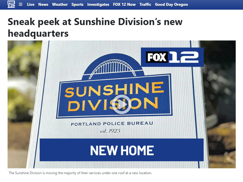 We're moving into a new permanent headquarters, putting all of our services back under one roof! As we prepare for our next century of service, we need our community’s support to fund the renovations that will make it possible. Thank you <a href="/fox12oregon/">FOX 12 Oregon</a> for sharing our story!