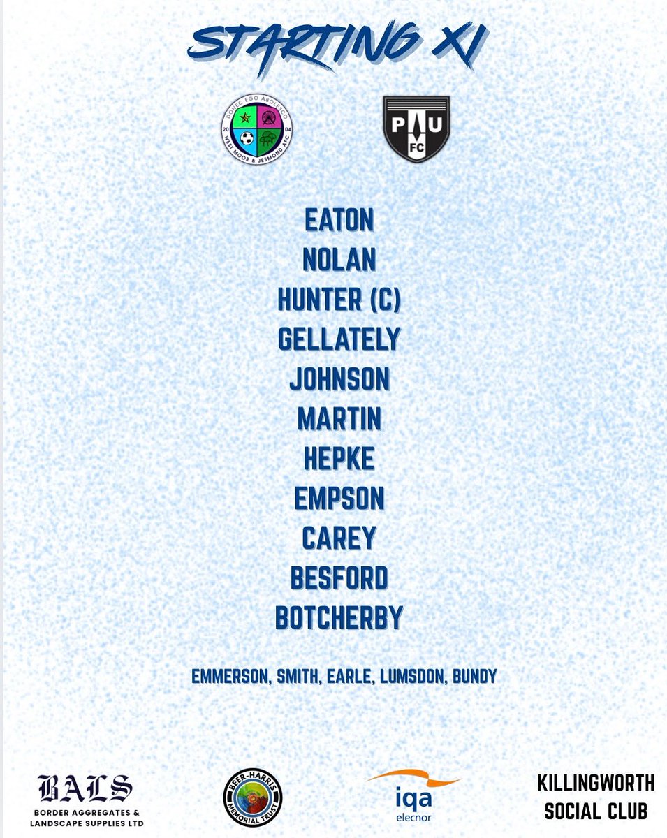 Starting XI for tonight’s fixture ⚽️