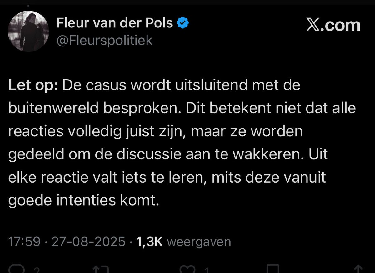 Deze GGZ-patiënte doet het erom. Ze wéét dat ze onzin verkoopt en dat die onzin weer nieuwe haat en laster ontketent. Maar daar gaat het haar ook om. Bewust onjuiste reacties ontlokken en die dan weer delen ‘om de discussie aan te wakkeren’. Ziek figuur.