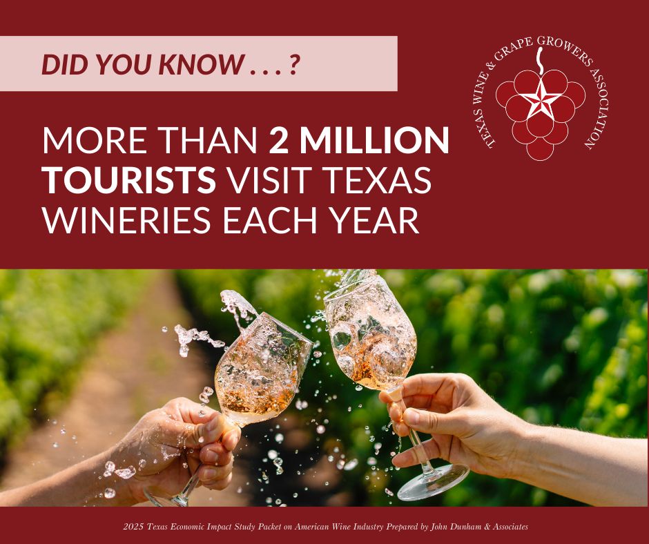 2.64 million people visited Texas wineries last year, according to WineAmerica’s latest report. Wine tourism is booming—and we’re proud to be part of what makes Texas a destination. buff.ly/nyf1Npg