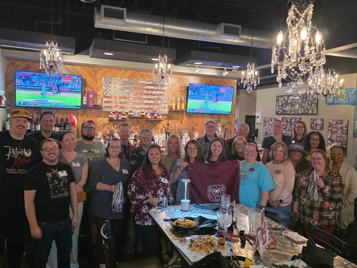 Thank you to our Springfield alumni who joined us for Happy Hour at Retro Metro. Your support of the Springfield Alumni Chapter Scholarship fund made the night a success. Special thanks to <a href="/OMBbank/">OMB Bank</a> for sponsoring. #MoStateAlumni