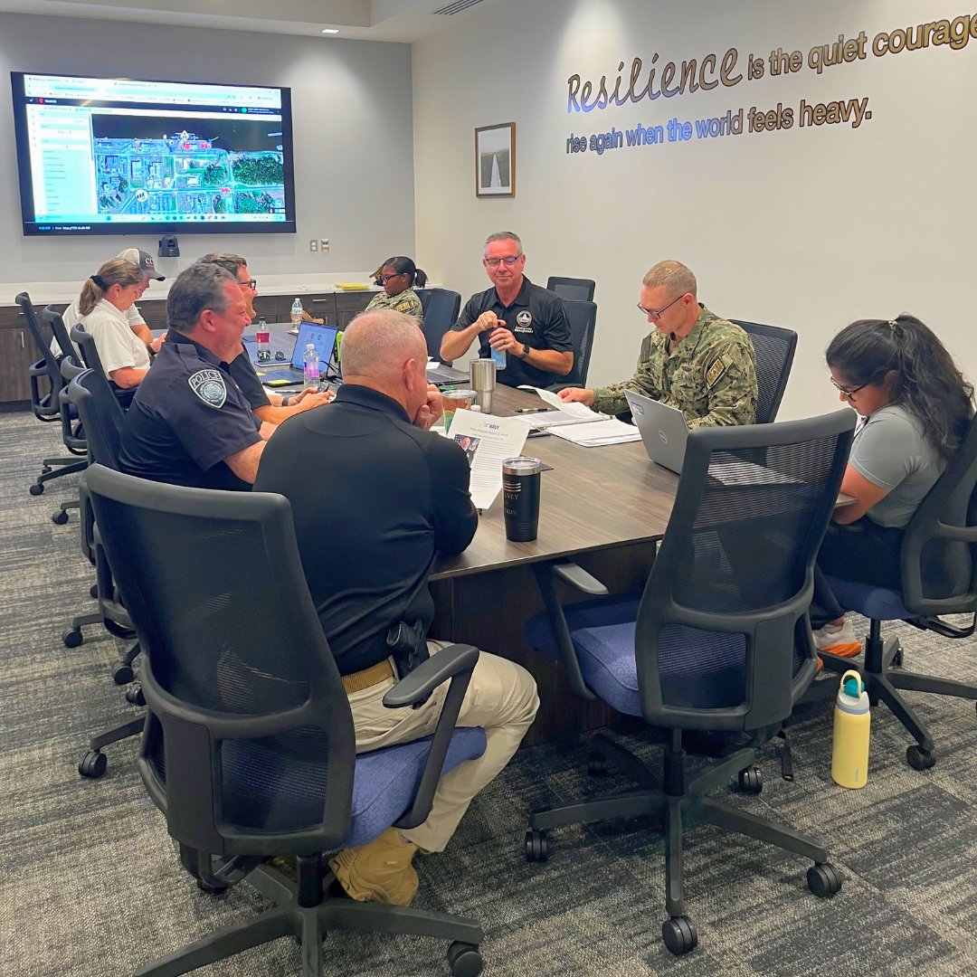 Earlier this month, we teamed up with community partners &amp; the U.S. Navy for a joint training exercise. Hands-on practice helps local &amp; federal teams work side by side to strengthen response &amp; keep our community safe. Learn more: bit.ly/4mw4rRk