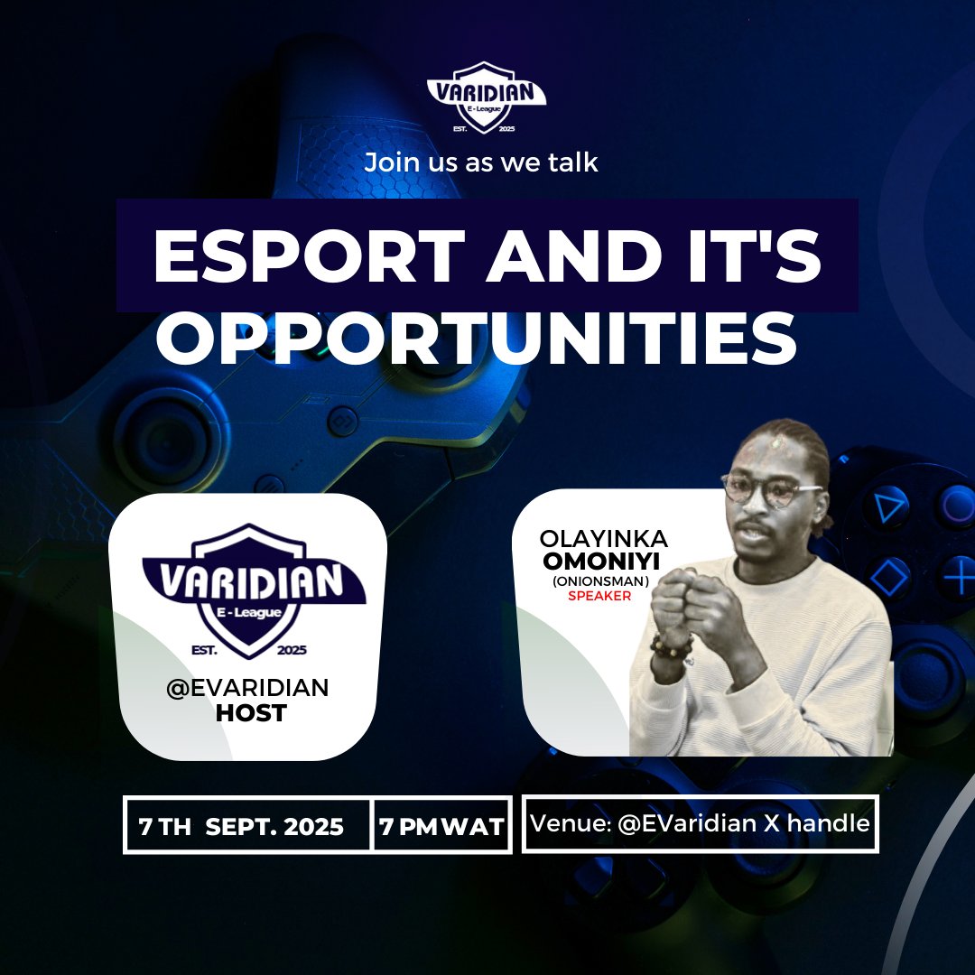 The wait is finally over... Save the date and turn on notifications. Let's talk about Esport #eSports