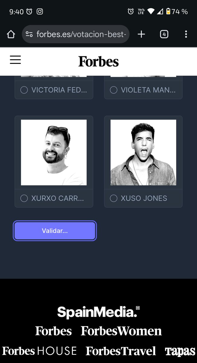 Komo Disse?
Komo Hasse?
Amanece que no es poco y se agradece a Dios y a la Vida por este Miércoles Precioso
Dicho sea de paso comenzaron la votaciones para los
"Premios Forbes Best Content Creators 2025"
Link
forbes.es/votacion-best-…
Podés votar varias veces solo que entre voto y