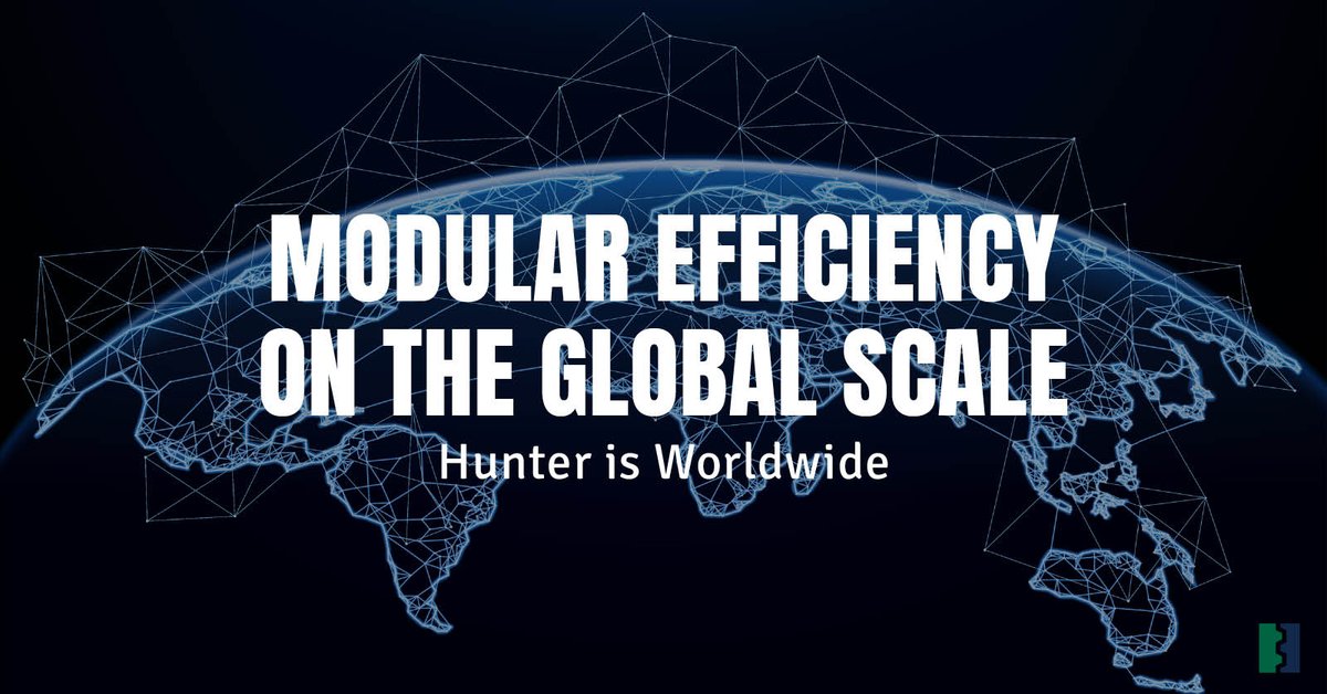 Headquartered in Houston, and with locations around the globe, Hunter is proud to help industrial sites of all sizes take a modular approach to safer, more efficient operations.
#HunterBuildings #ModularConstruction 
bit.ly/3IgOFs8