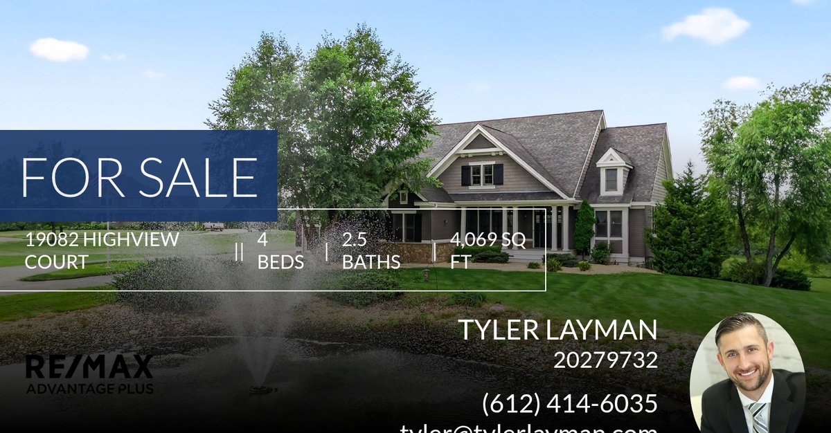 TLaymanhomes's tweet photo. 📍 For Sale 📍 Take a look at this fantastic new property that just hit the market located at 19082 Highview Court in Credit River Twp. Reach out here or at (612) 414-6035 for more information

Tyler Layman
Re/Max Advantage Plus https://t.co/cl296hIjnC https://t.co/dKfabz0Ltq