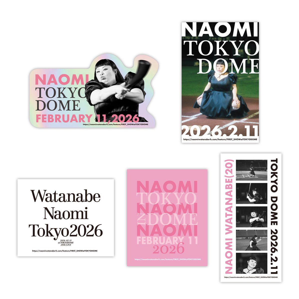 🛍️うにょ達サポートグッズ紹介④ ［ステッカーセット］ 全5種×各2枚