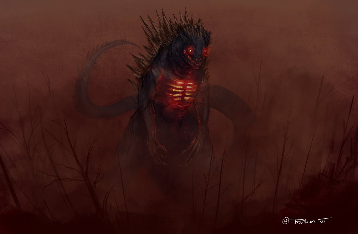 RedsunJT's tweet image. Red Mist 

#Godzilla #Fangoji #Fangaugust