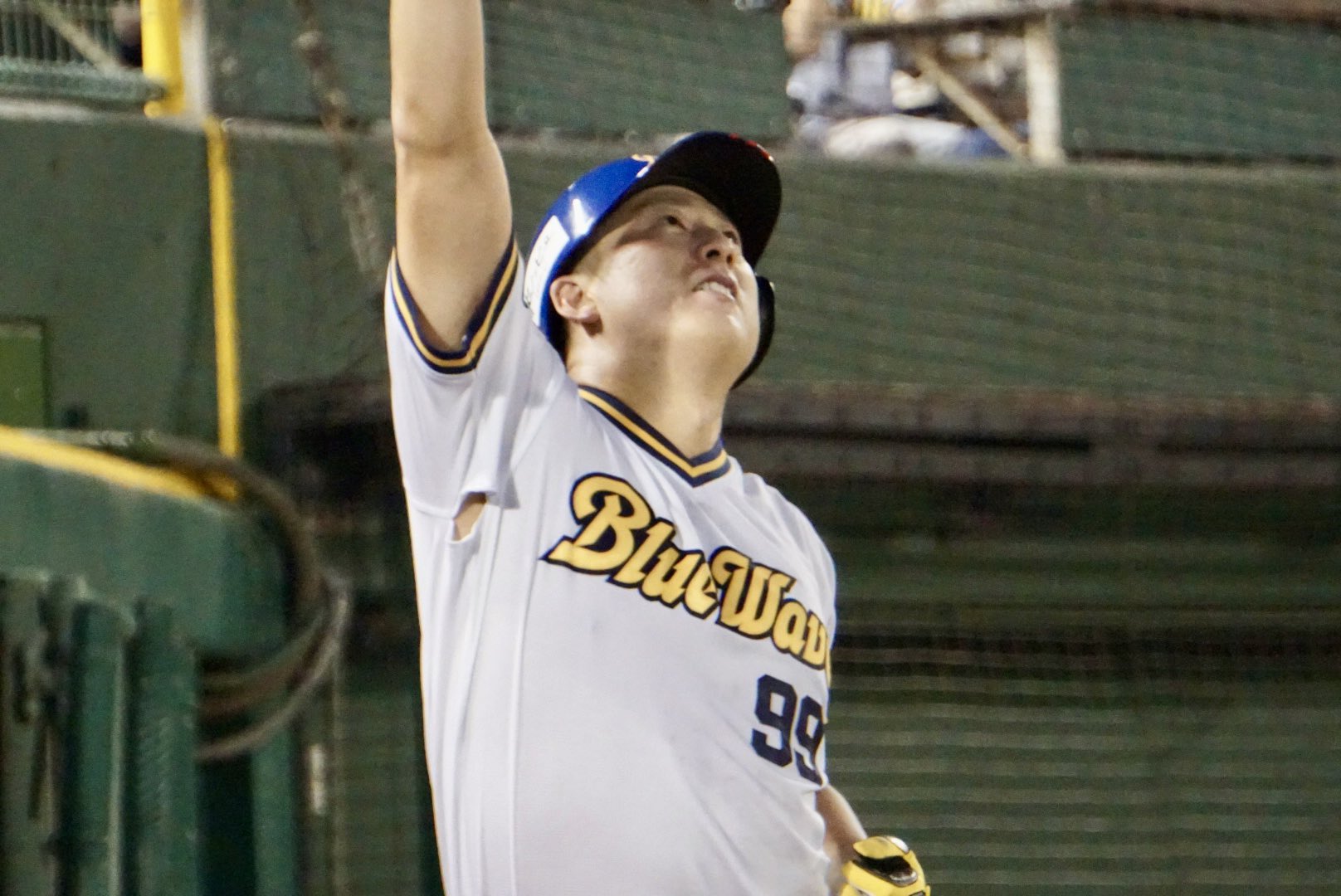 オリックス　杉本裕太郎選手　BlueWaveメッシュジャージ（ビジター）Lサイズ オリックス 杉本裕太郎選手 BlueWaveメッシュジャージ（ビジター