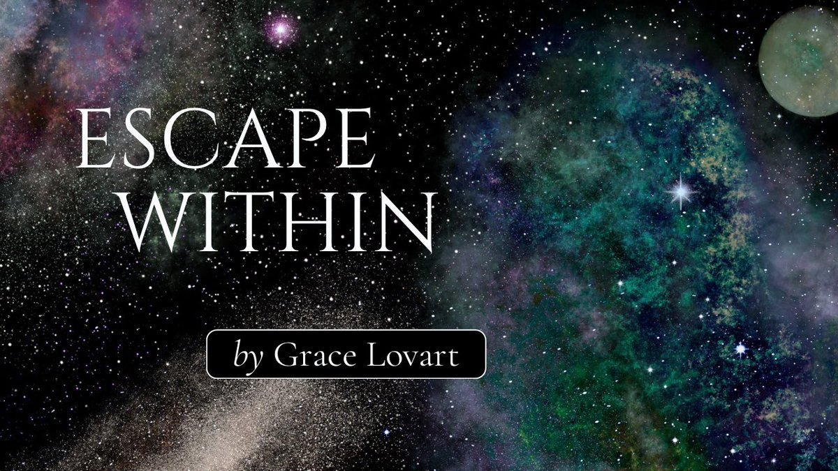 Gm ✨ 

🌅 Begin your day in peace.

Escape Within 🌌
(from Relaxing Cosmic Journeys by Grace Lovart)

Cosmic art + 3D stars &amp; planets in a short film to help you:
🌙 Relax your mind
💫 Recharge your spirit
🌌 Drift among the stars

🎥 Watch: youtu.be/dCD5yuRKuxQ?si…

#GraceLovart