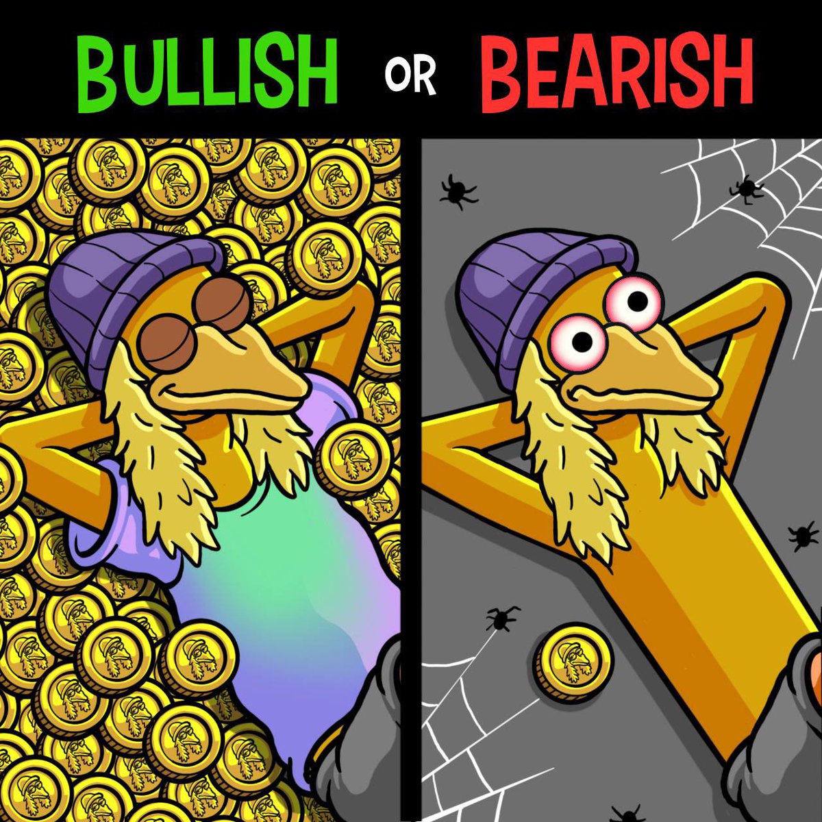 AssamVict0r's tweet image. @SOLbirddog 📊🐕 Bullish or Bearish?

Every market has two sides — fear or conviction.
The weak hands stress in cobwebs…
The Birddogs chill in stacks of gold. 💰😎

Question is — where are you sitting? 👀

#Birddog #Crypto #Bullish #HODL