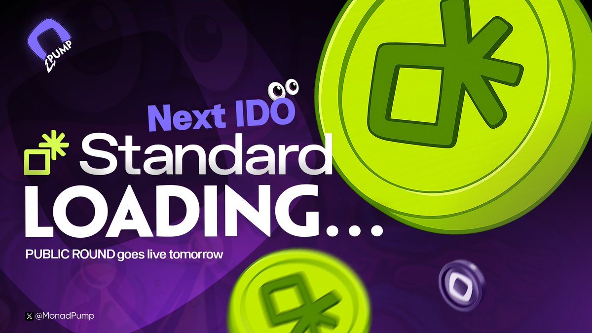 Mpump.xyz (@mpump_xyz) on Twitter photo 🔥NEXT TEST SALE LOADING…
<a href="/standardweb3/">Standard Protocol</a> — PUBLIC ROUND goes live August
28.08 at 3 PM UTC 🚀
Goal: 20,000 MON
👀 Entry: min 1 / max 500
And yes… 110% CASHBACK for every participant
This is PUBLIC. No whitelist. No excuses. 💜
Be ready to ape in — first come, first served. 🔥NEXT TEST SALE LOADING…
<a href="/standardweb3/">Standard Protocol</a> — PUBLIC ROUND goes live August
28.08 at 3 PM UTC 🚀
Goal: 20,000 MON
👀 Entry: min 1 / max 500
And yes… 110% CASHBACK for every participant
This is PUBLIC. No whitelist. No excuses. 💜
Be ready to ape in — first come, first served.