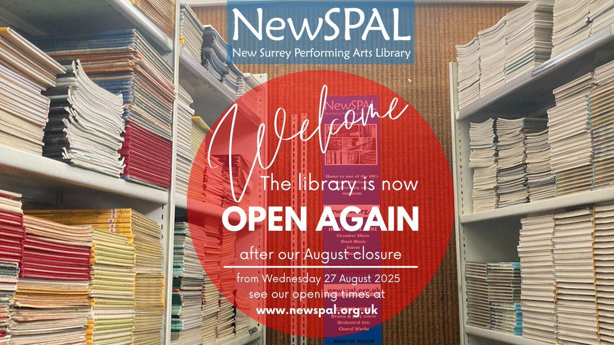 New Surrey Performing Arts Library tweet media