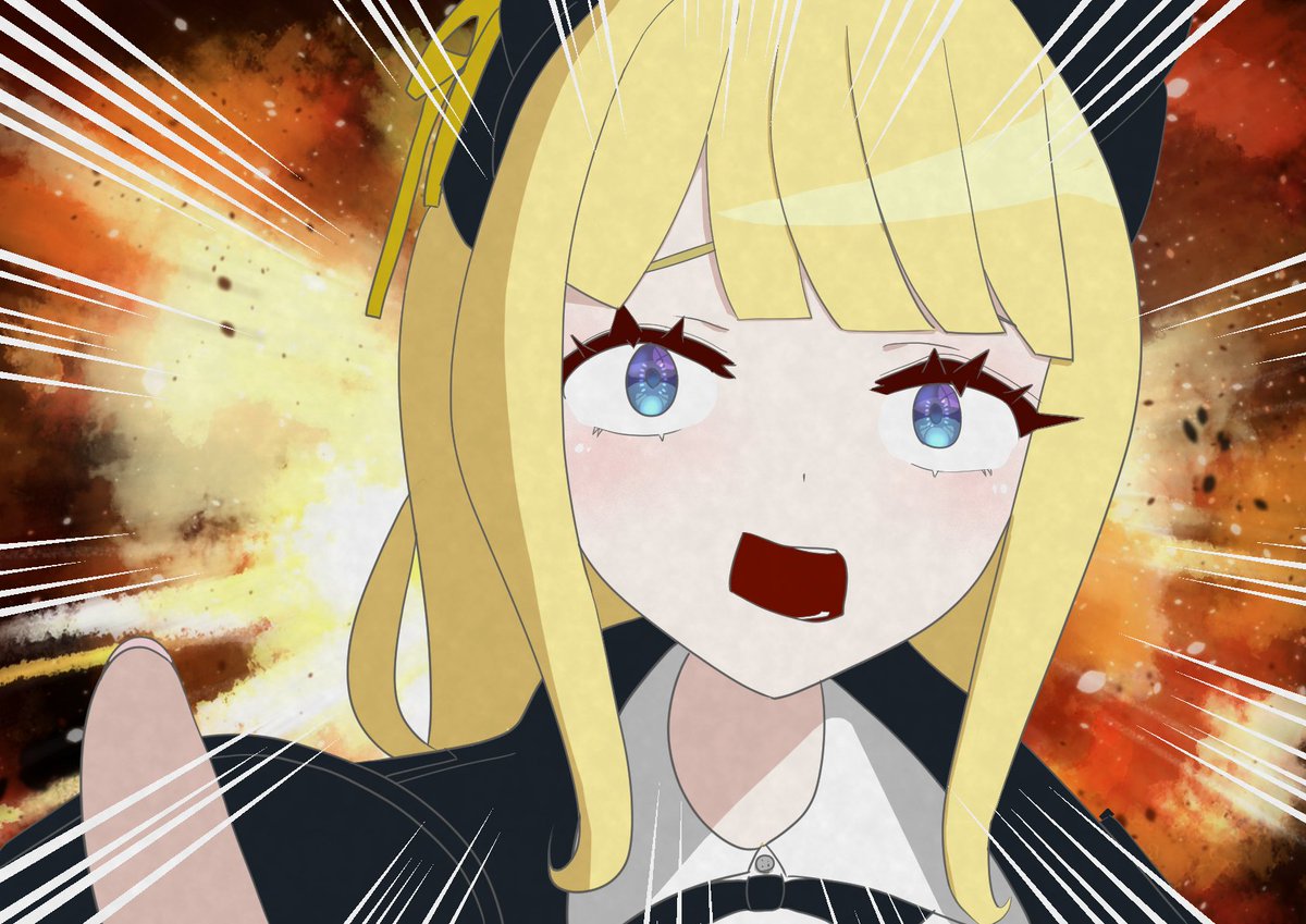 改変後のペルラちゃん描きました