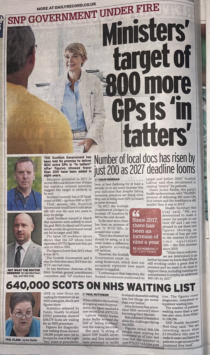 The SNP has destroyed the NHS.