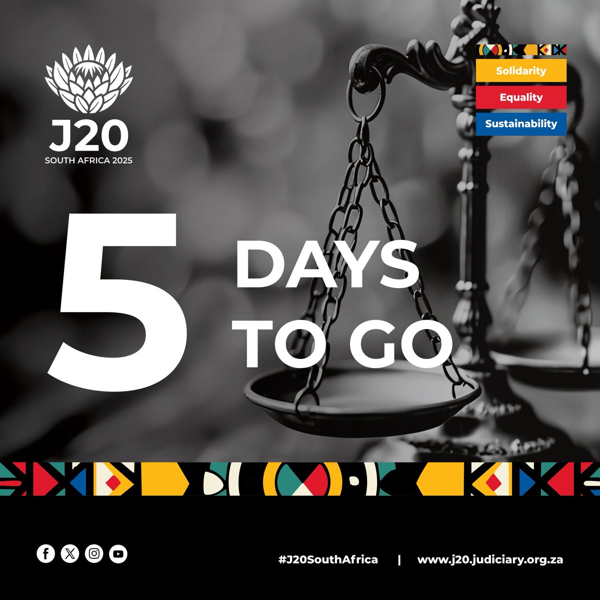 RSAJudiciary (@ocj_rsa) on Twitter photo Chief Justice Mandisa Maya will preside over the J20 Summit in her capacity as Chief Justice of the Republic of South Africa, under the theme “Justice in a Time of Change: Independence, Innovation and Co-operation.”
#J20SouthAfrica #G20SouthAfrica Chief Justice Mandisa Maya will preside over the J20 Summit in her capacity as Chief Justice of the Republic of South Africa, under the theme “Justice in a Time of Change: Independence, Innovation and Co-operation.”
#J20SouthAfrica #G20SouthAfrica