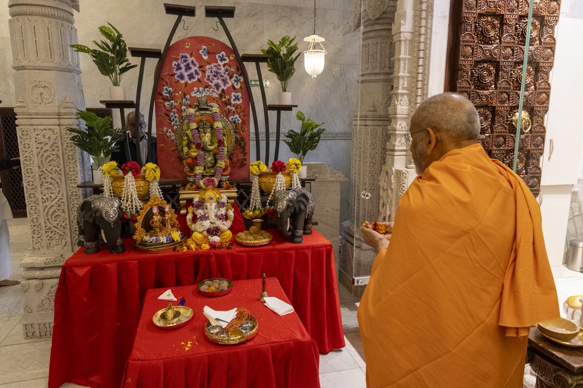 Ganesh Chaturthi marks the divine arrival of Shri Ganeshji on Earth, a day when devotees celebrate the remover of obstacles and the embodiment of wisdom. 

Every good start begins by bowing to wisdom. May we overcome obstacles – not with force, but with insight