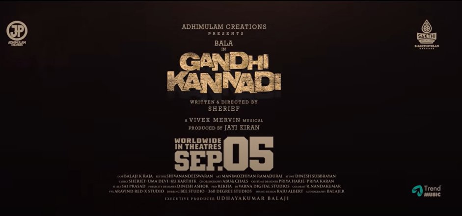 karthickviews's tweet image. #TeaserReviews

1. #GandhiKannadi - Looks a solid emotional drama with Balaji Sakthivel and debut #Bala. But not a good release date !

2. #Diesel - Seems @iamharishkalyan getting into intense actions with decent love portions. Looks just Good. Let see.