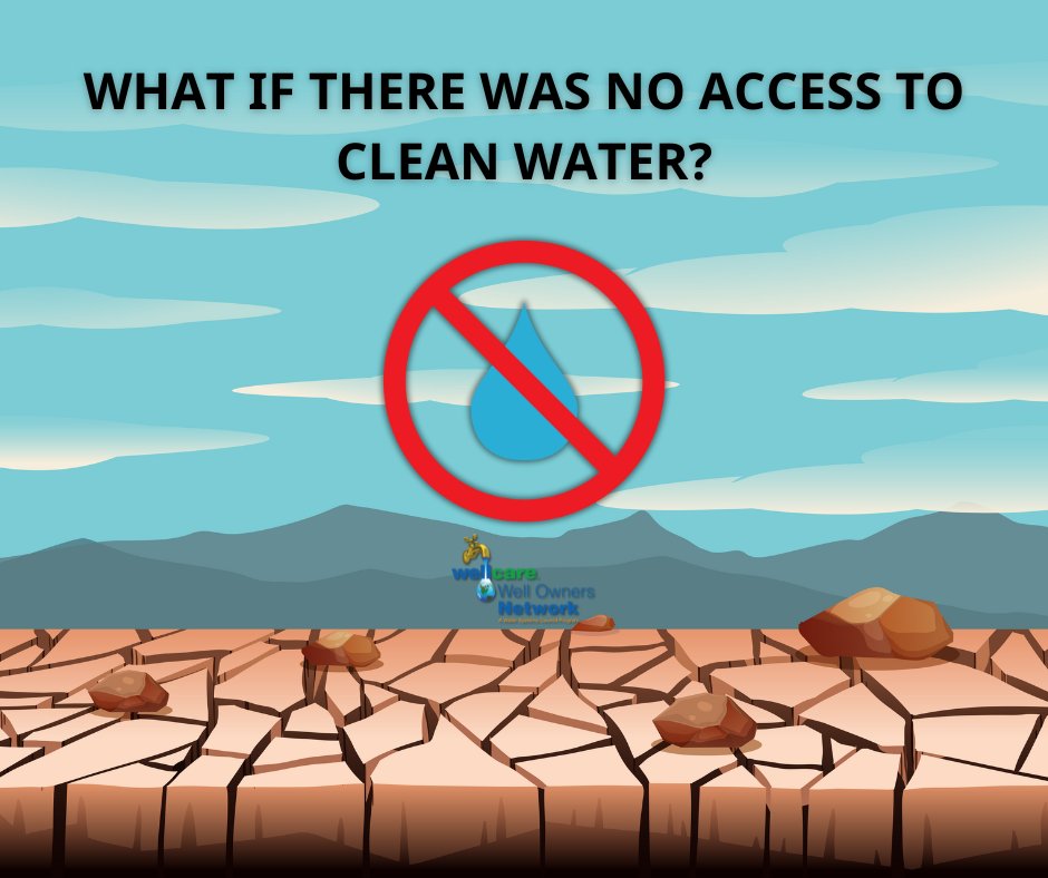 🚫💧 What if there was no clean water?

No tap water from your #waterwell.
No lakes to swim in.
No running water at home.

Life — and ecosystems — would be very different.

#NWQM #conservewater #savewater #wellwater #wellcare #wellcarehotline #wellcareWON #wellcareWednesday