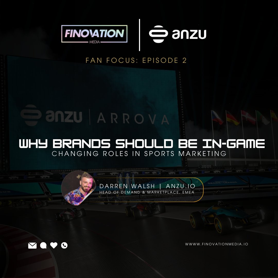 Finovationmedia's tweet photo. From FIFA to Madden, gaming is becoming the other stadium. 🎮

Our latest Fan Focused feature with Anzu’s Darren Walsh explores how brands can tap in-game ads for measurable ROI + year-round reach.

Full story → https://t.co/duDEKaZ0HV

#SportsMarketing #Gaming #SportsBiz #FanFocused #Anzuio #Finovationmedia