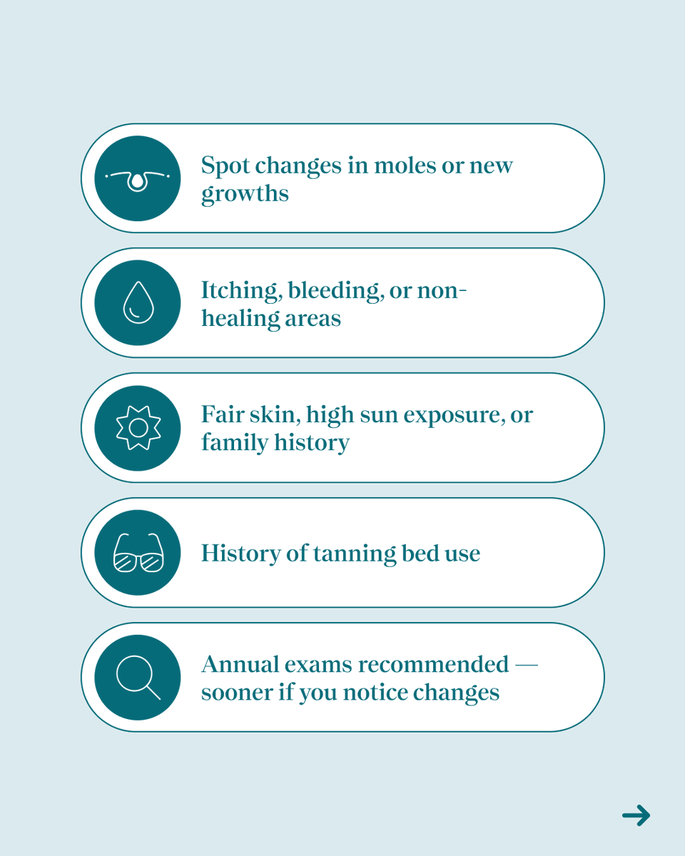 forefrontderm's tweet photo. When was your last skin check?

A full-body skin exam can help detect early signs of skin cancer and other concerns that may go unnoticed. It’s recommended to get one annually, or sooner if you notice changes.

📍 Book an appointment at https://t.co/Ml6GI5Fksq https://t.co/urXZEuQ2zL