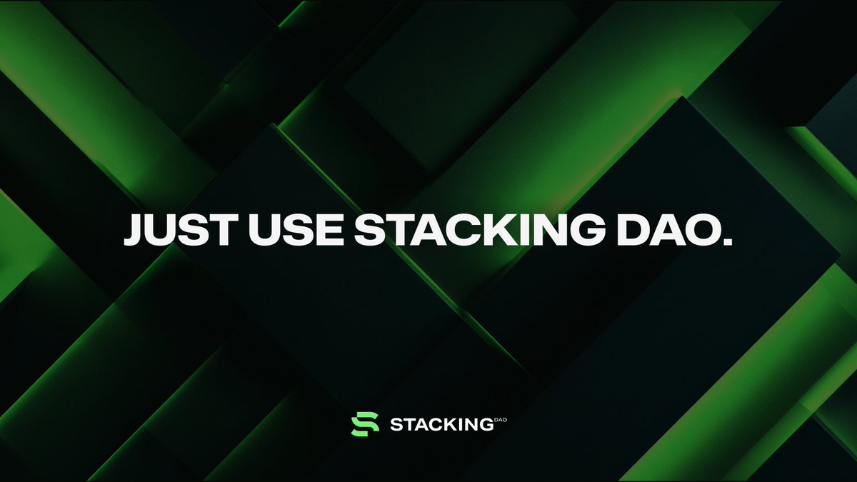 Want to start earning stacking yield instantly?

Want to choose if rewards come in STX or BTC?

Want to earn stacking rewards while still using DeFi?

Just Use Stacking DAO!