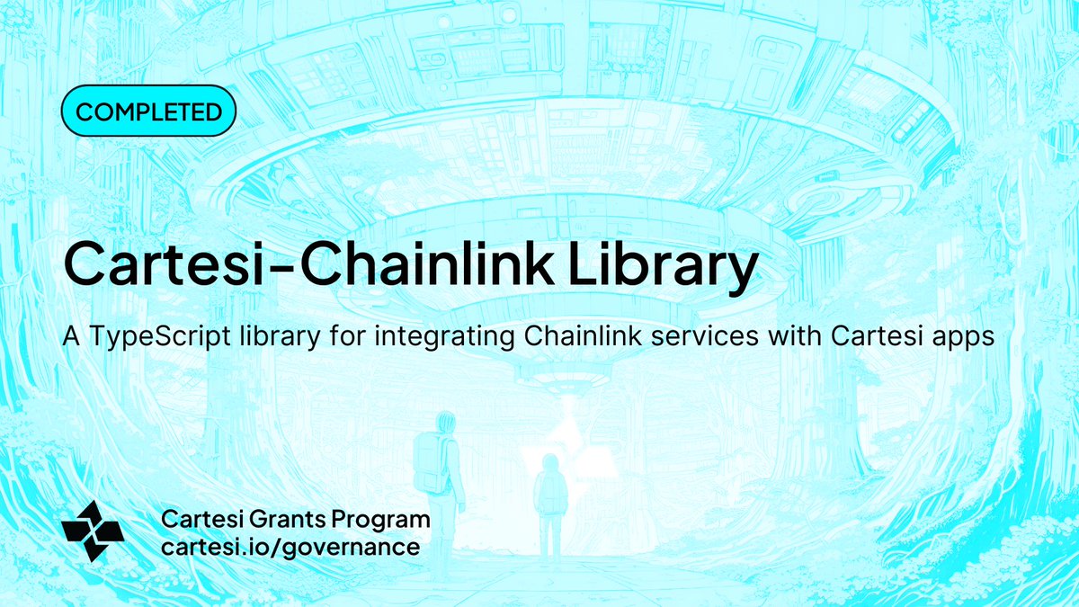 Update on Completed Grants: Cartesi–Chainlink Automation CLI Deliverables  You may recall the CGP-approved grant proposal to develop a TypeScript  library and CLI toolkit that integrates @Chainlink Automation with Cartesi  apps. The project