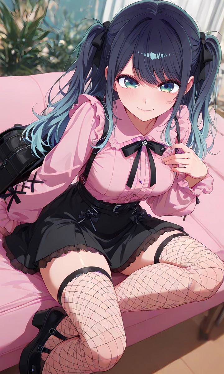 【地雷系女子役/黒川あかね】

——誰か、絡も〜。

#AIart 
#DigitalArt 
#黒川あかね