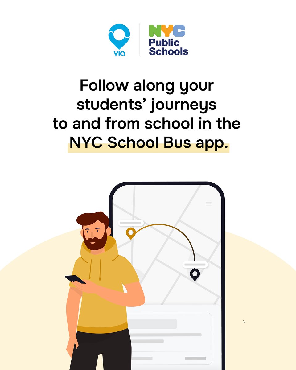 NYCSchools's tweet image. 📢 Reminder: the #FirstDayOfSchool is next Thursday, September 4!

@NYCSchools is modernizing our school transportation system, providing greater transparency for caregivers and schools, and improving bus routing efficiency with the NYC School Bus App. 🚍