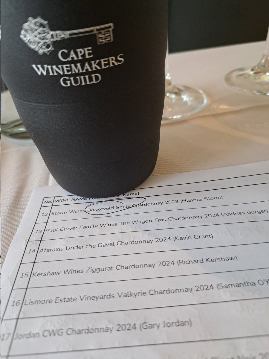 Incredible line-up of Chardonnays on <a href="/CapeWinemakersG/">CapeWinemakersGuild</a> in 2025. Top category in SA.