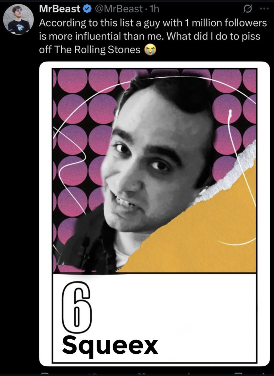 This is crazy <a href="/jimmybeast/">Jimmy Gieseke</a> ! Can we just honor <a href="/SqueeX15/">Squeex</a> and let him be at peace?!🕊️🥀