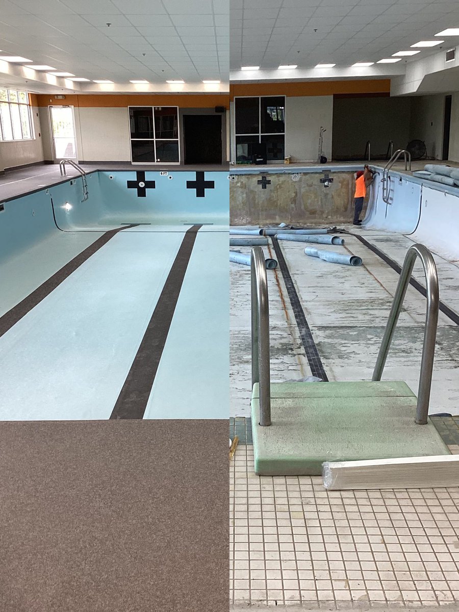 RenoSysPools's tweet image. Before &amp;amp; After: Same pool, brand-new experience.

Winter renovations mean less disruption and bigger savings for indoor and warm-climate facilities.

📅 buff.ly/tp141N6 

#BeforeAndAfter #PoolRenovation #WinterProjects #FacilityUpgrade #IndoorPools #Aquatics #RenoSys