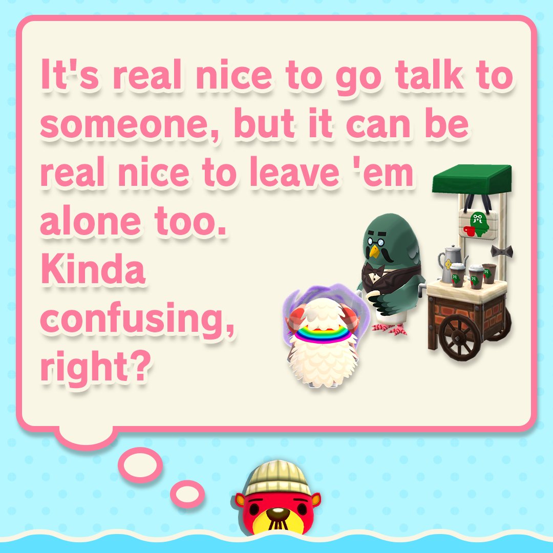 Pocket_Camp's tweet image. Pascal is floating on the water.

I wonder what he&apos;s thinking about.

#PocketCamp