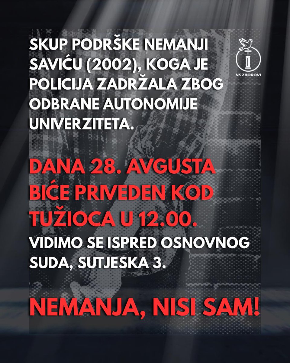 🚨   SUTRA u PODNE   🚨